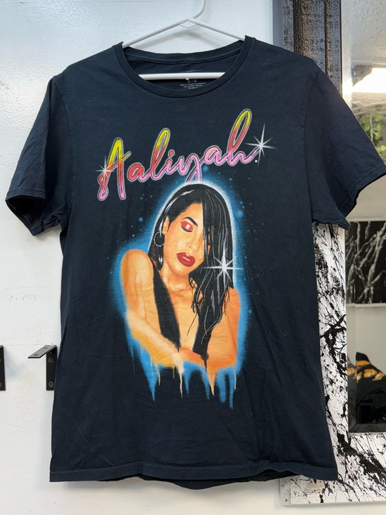 Other - Aaliyah R&B Artist T-shirt Mens small black tee